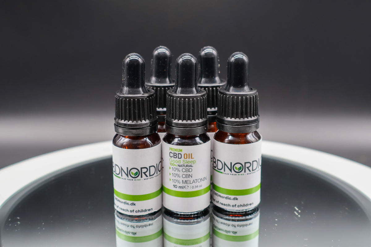 Good sleep Full spectrum olie 10% CBD - 10% CBN - 10% Melatonin 5 - Pak